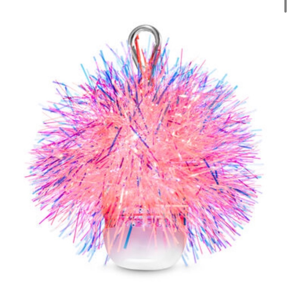 Bath & Body Works Tinsel Pom Pocketbac Holder New